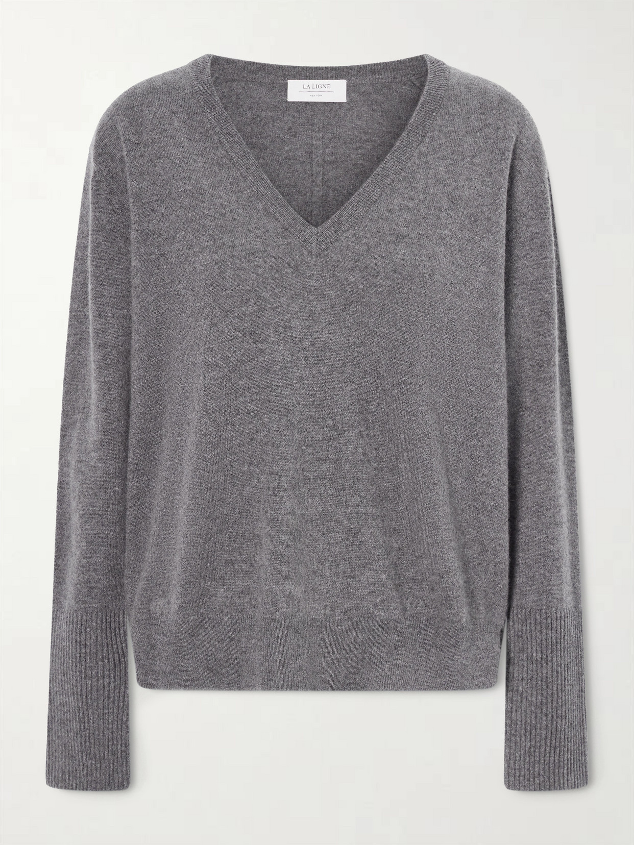 La Ligne Cashmere Sweater In Gray