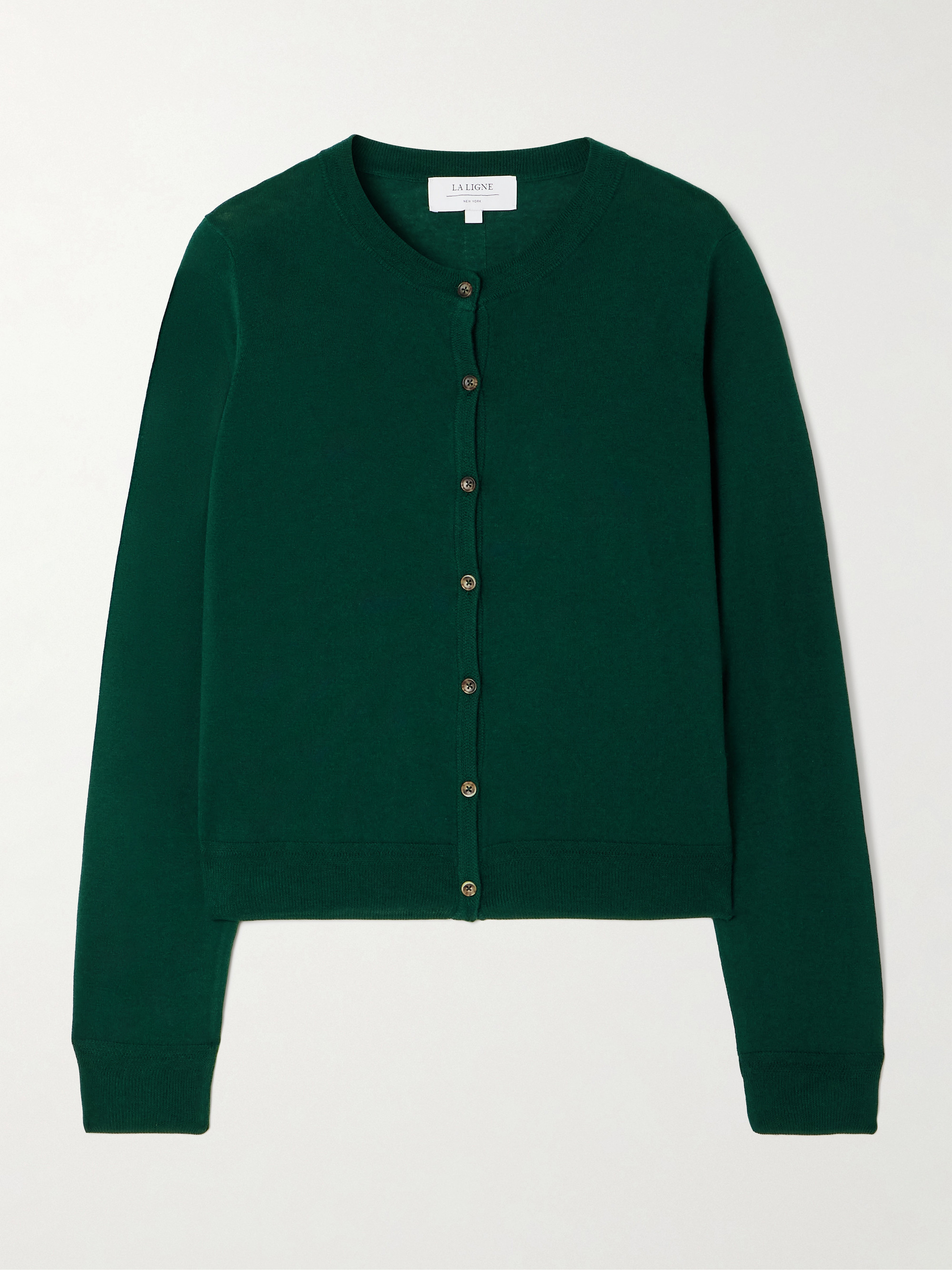 La Ligne Ben silk, wool and cashmere-blend cardigan thumbnail