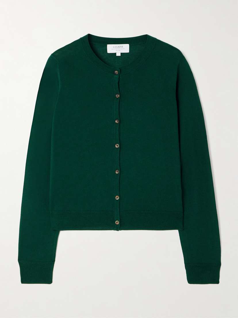 La Ligne Ben Silk, Wool And Cashmere-blend Cardigan