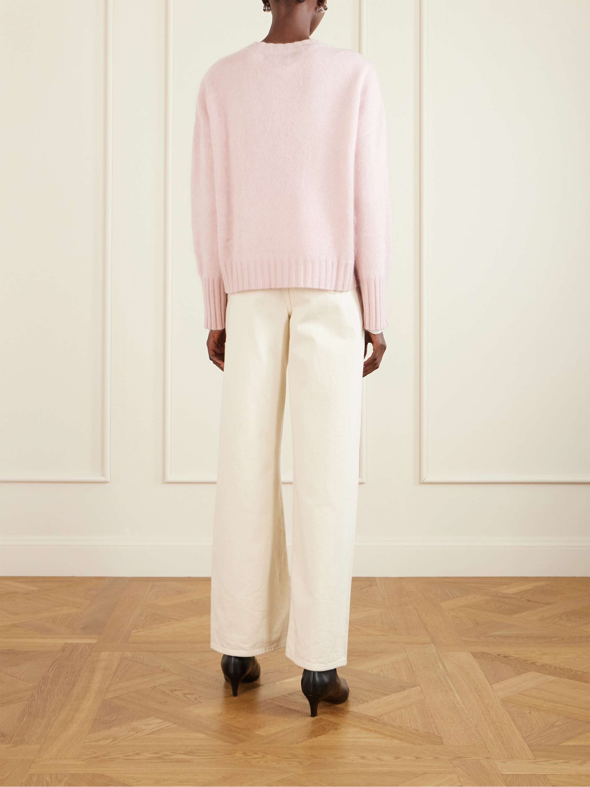 LA LIGNE Brushed wool and cashmere-blend sweater | NET-A-PORTER
