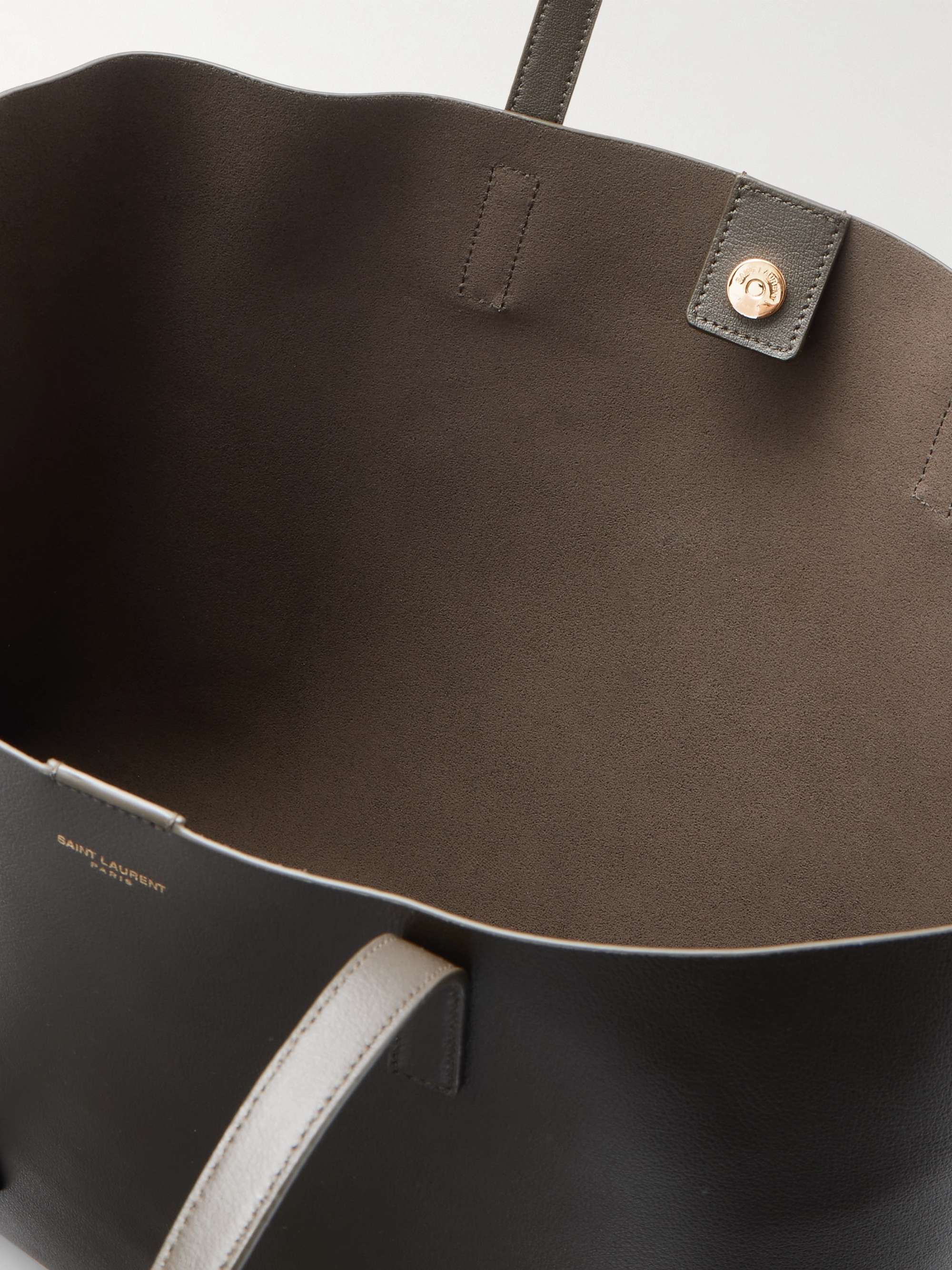 SAINT LAURENT Leather tote