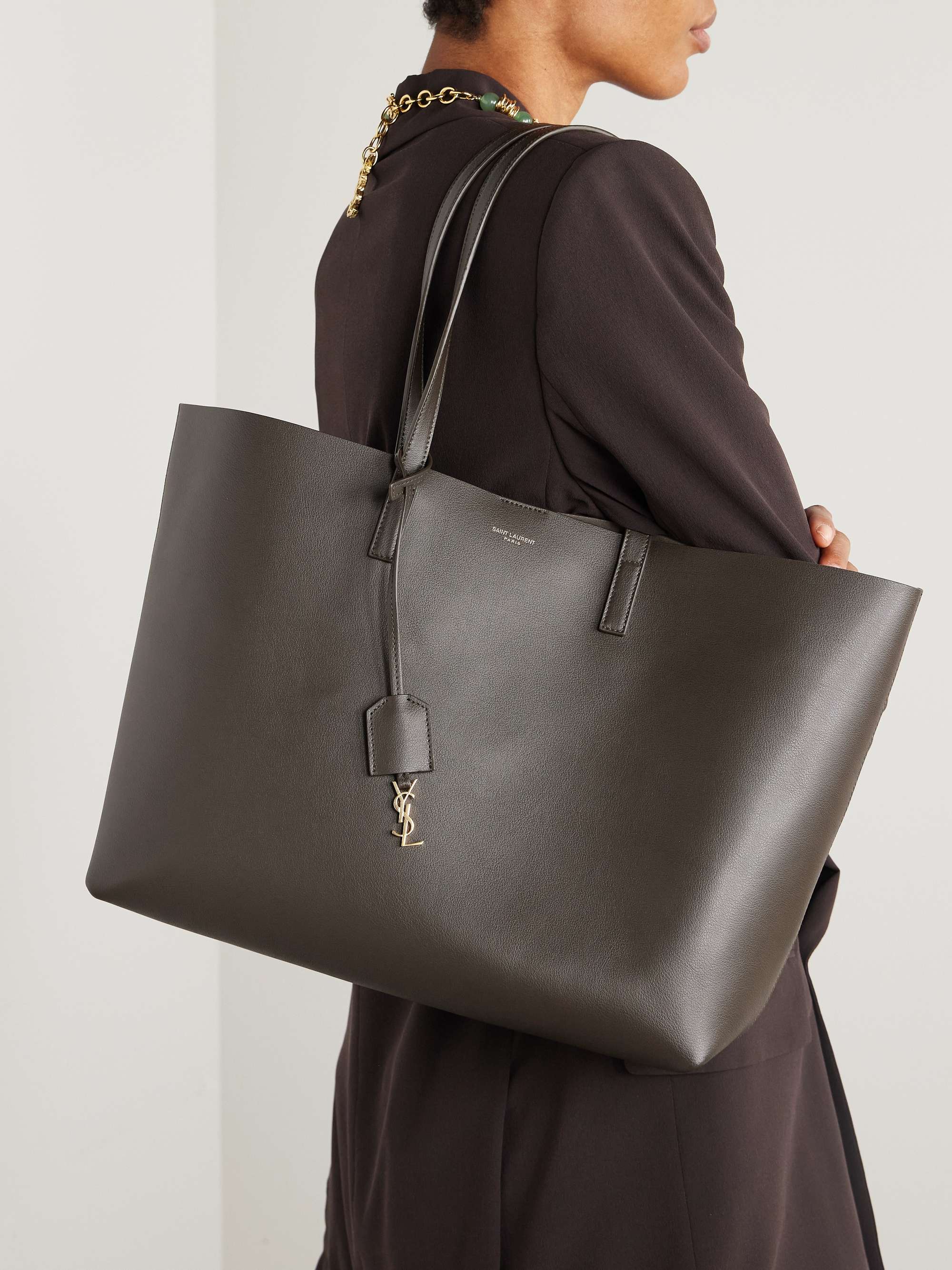SAINT LAURENT Leather tote