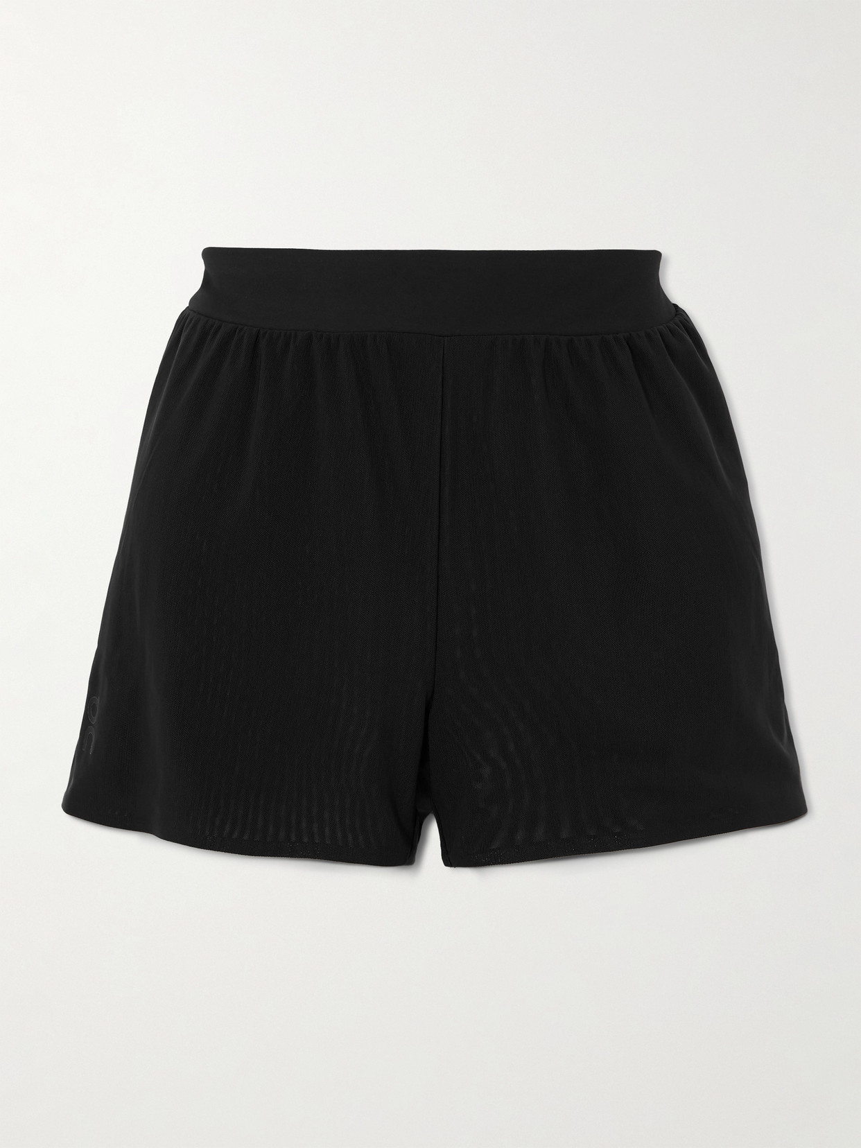 On + Zendaya Gloria Stretch-mesh Shorts In Black