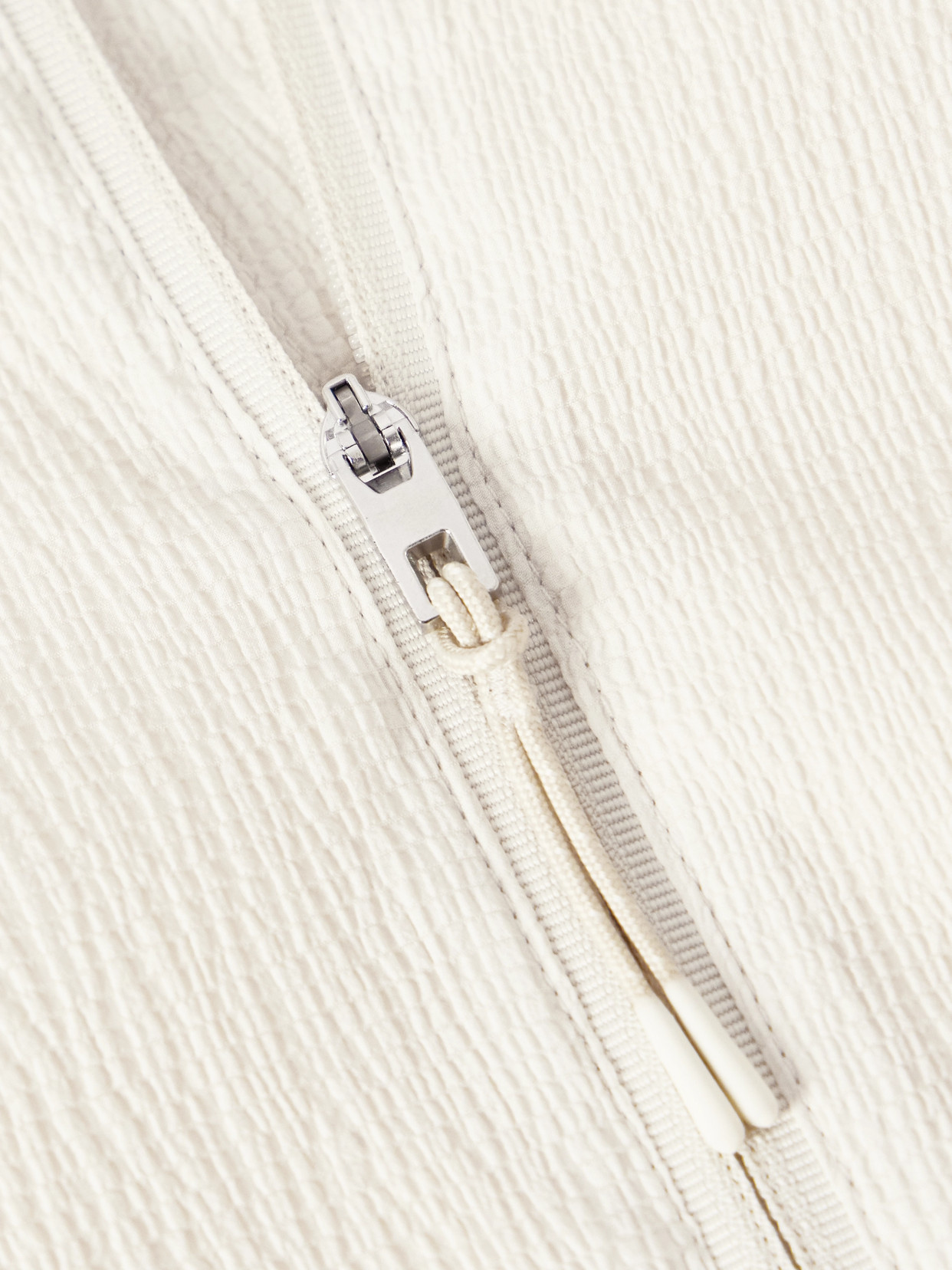 On + Zendaya Crinkled-shell Jacket In White