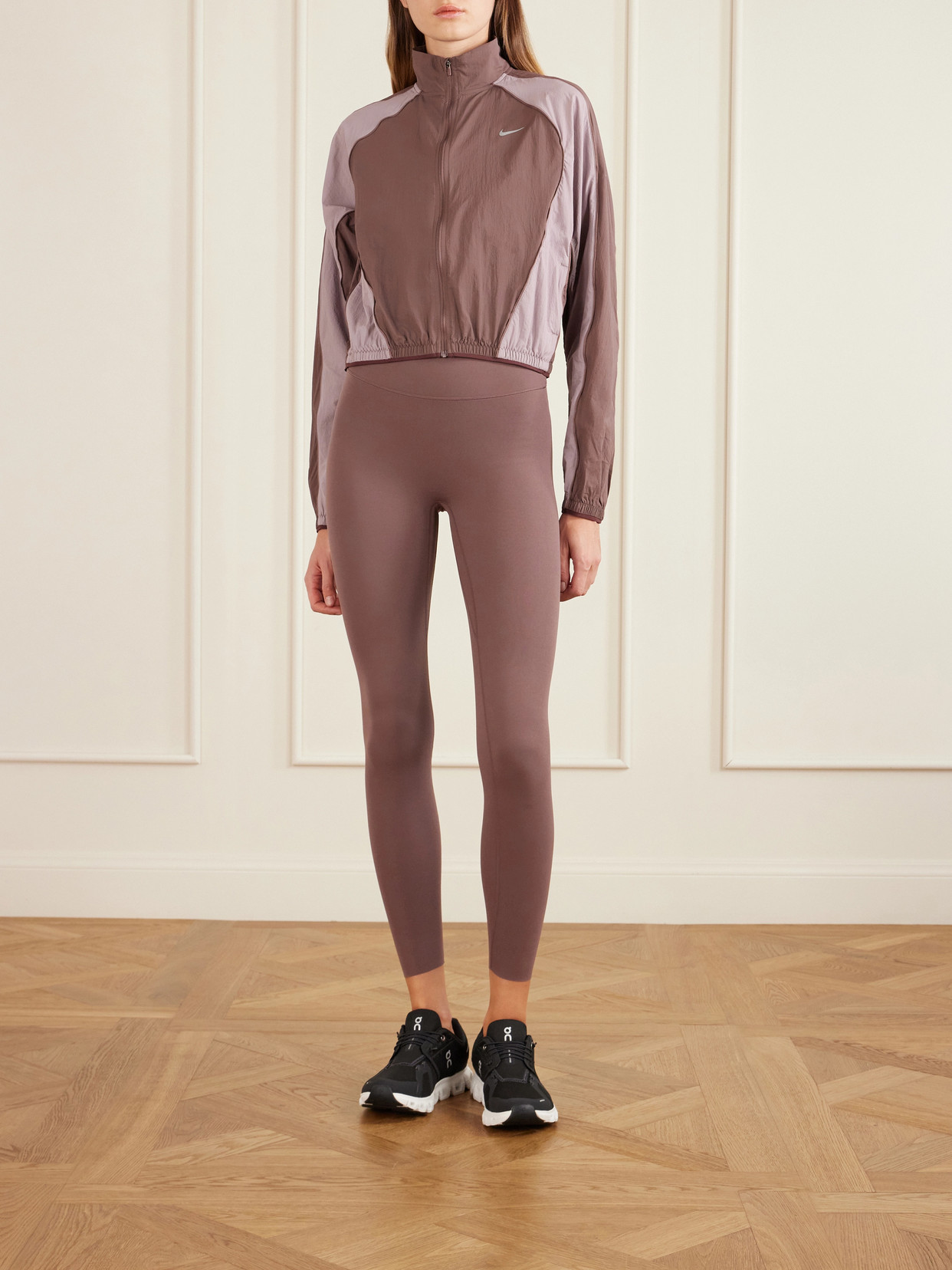Swift Cropped Two-Tone Jacket