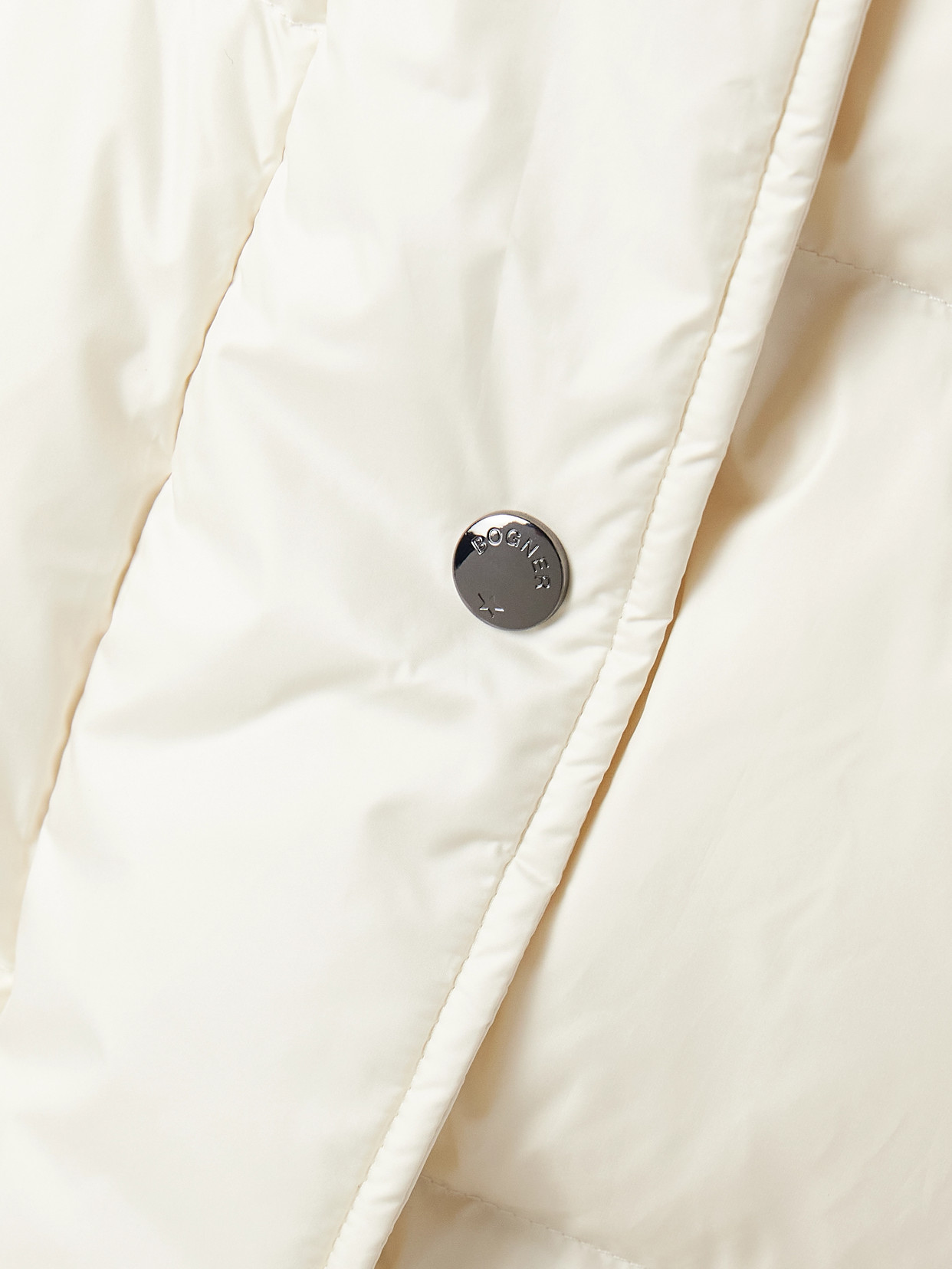 Bogner Fanja-d3 Hooded Quilted Down Ski Jacket In White