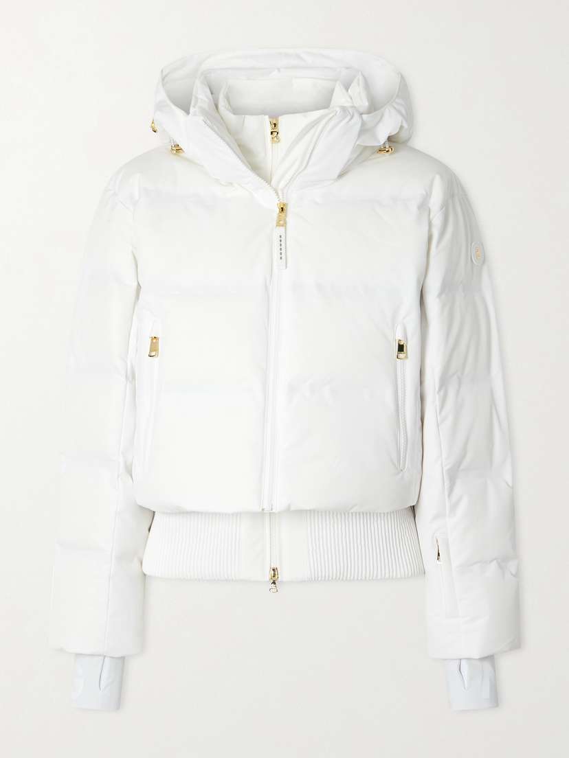 Bogner Suri Convertible Hooded Fleece-trimmed Padded Quilted Down Ski Jacket