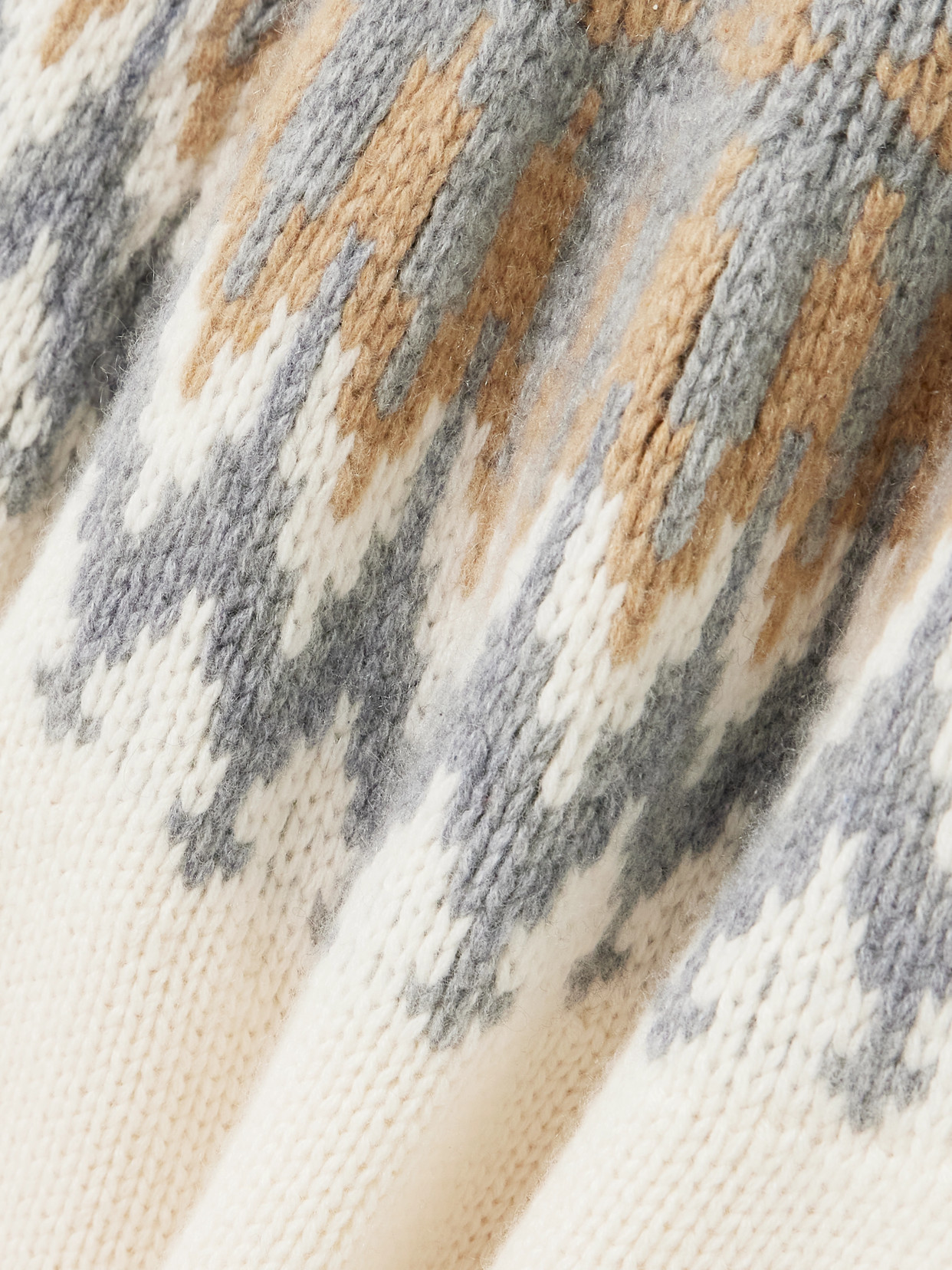 Ingrid Fair Isle Cashmere Turtleneck Sweater