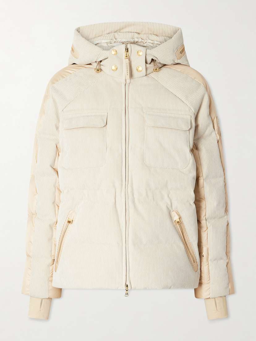 Bogner Marli Shell-trimmed Corduroy Down Jacket