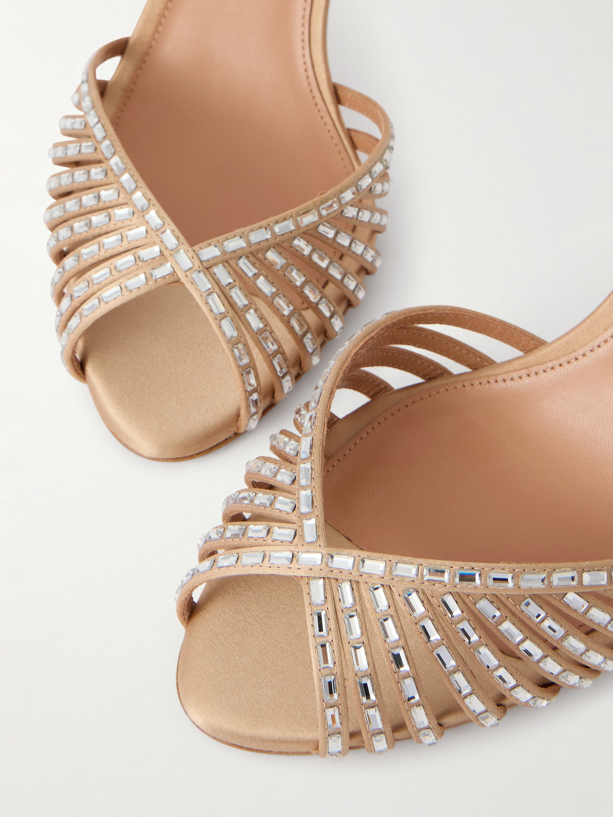 Hold Me 85 Crystal-Embellished Sandals