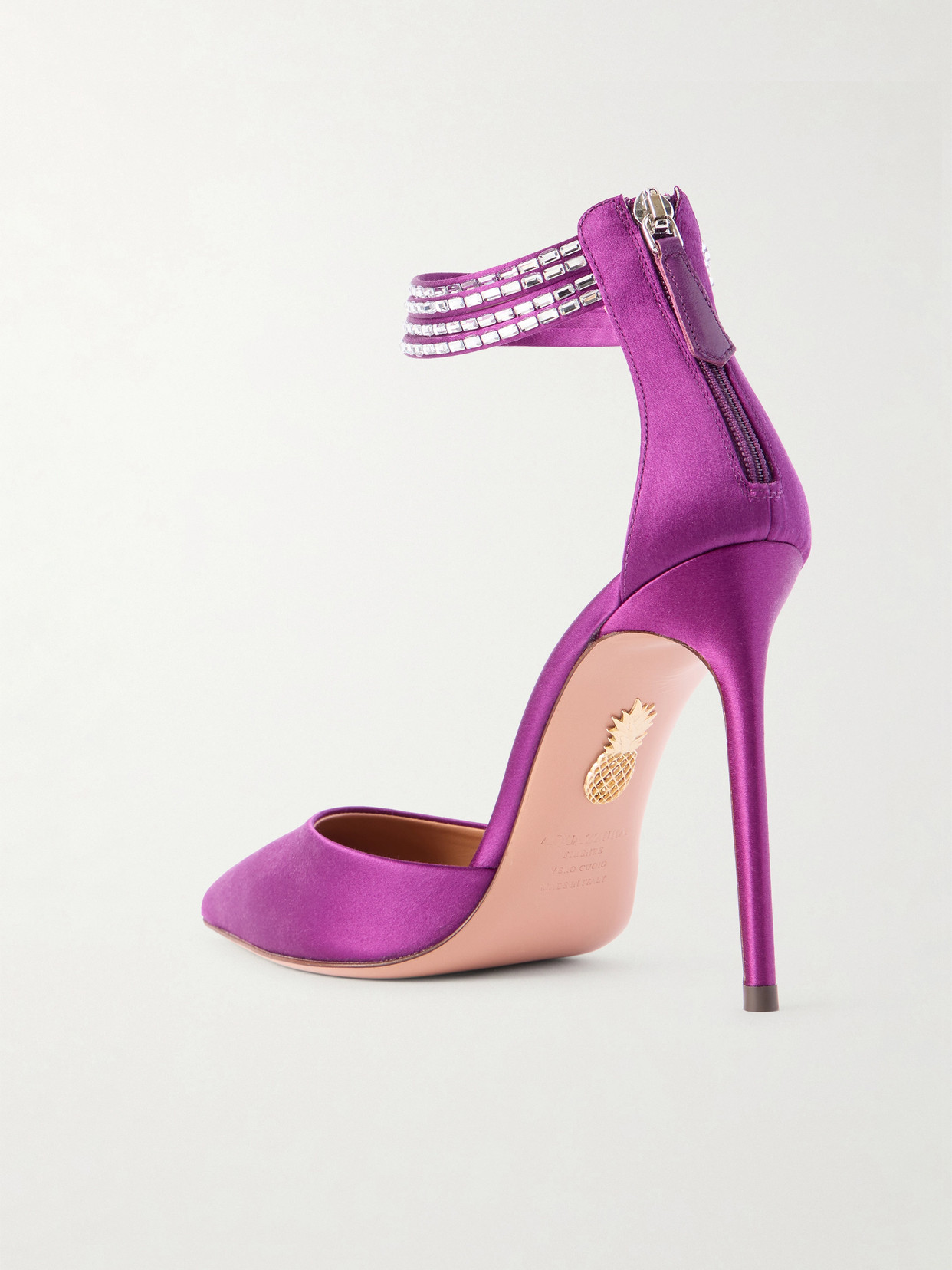 Luce 105 Crystal-Embellished Pumps
