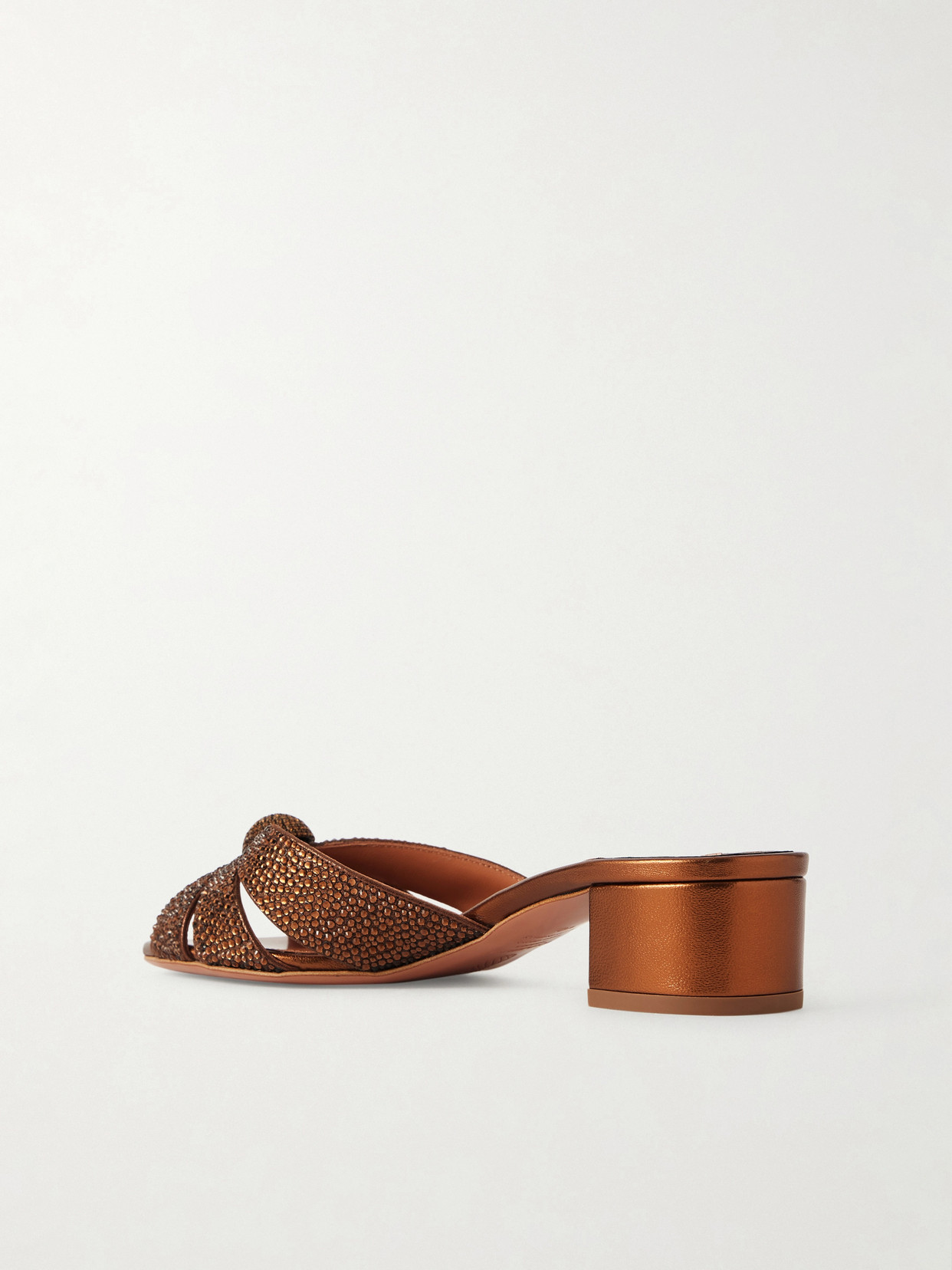 Italian Flirt 35 Crystal-Embellished Mules