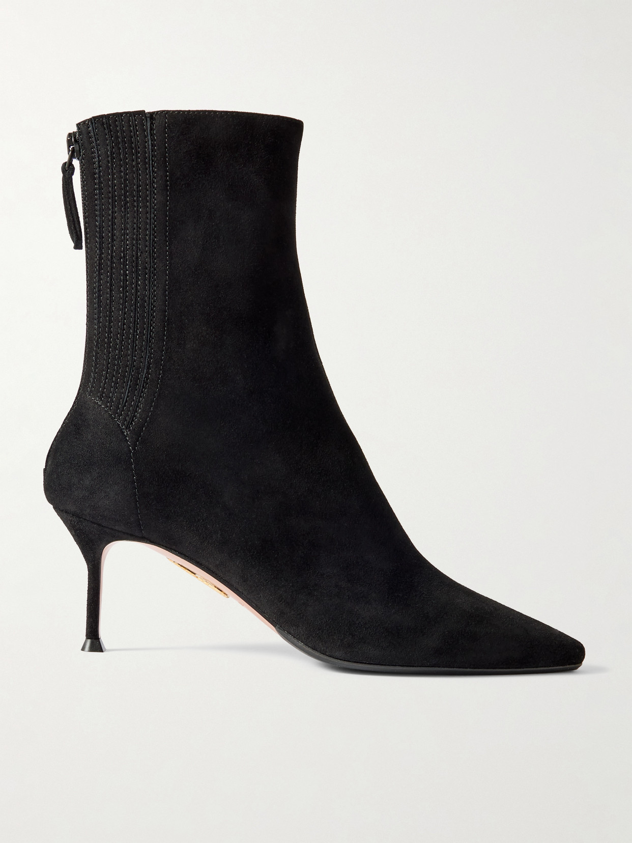 Aquazzura Saint Honoré 65 Suede Ankle Boots In Multi