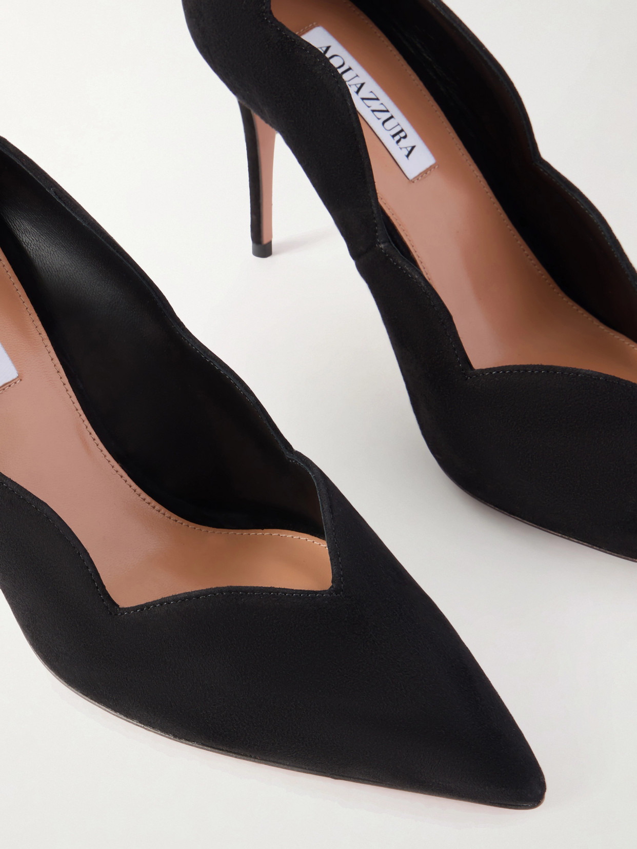 Petal 85 Scalloped Pumps
