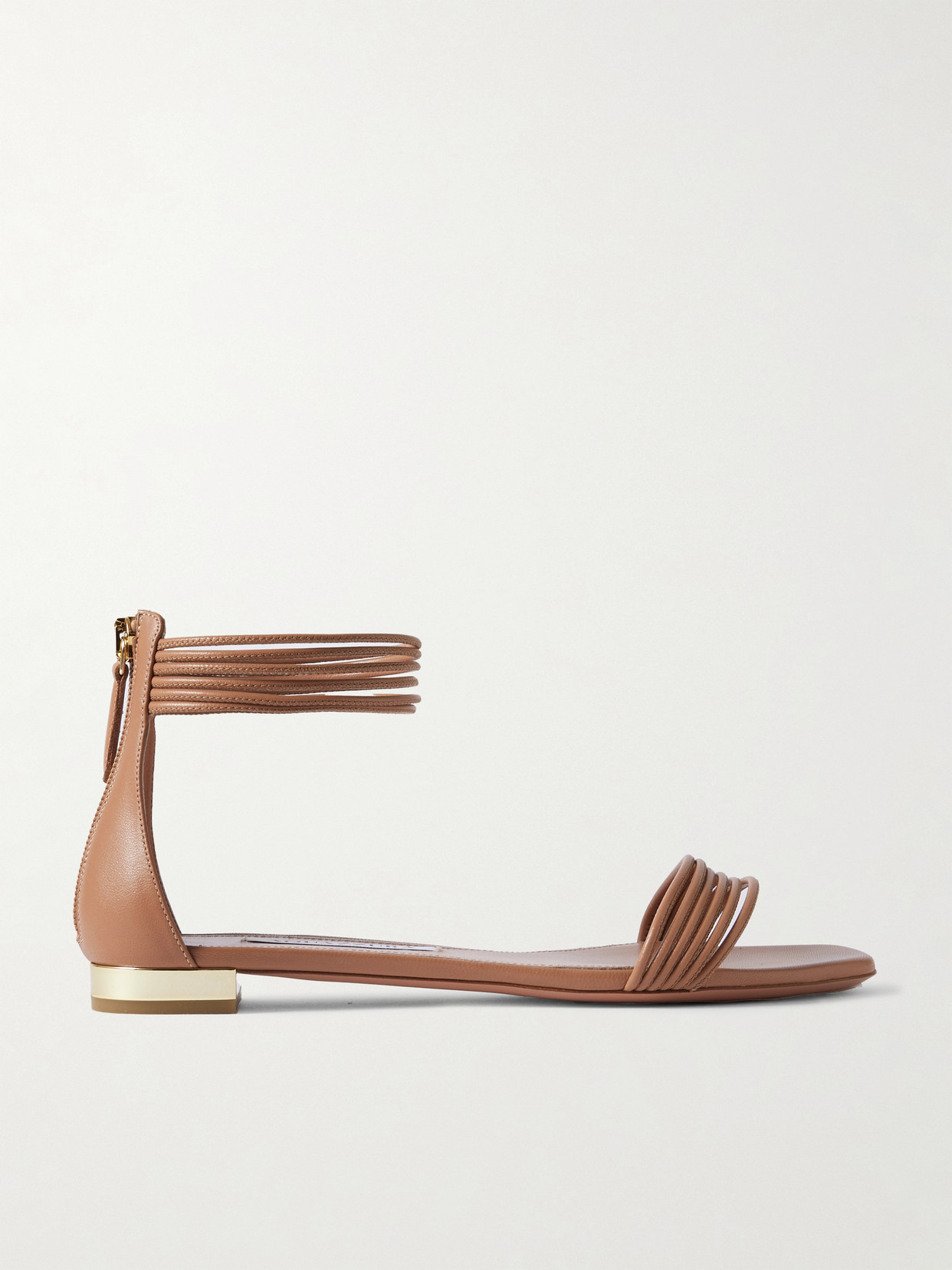 Aquazzura Sway Leather Sandals In Multi