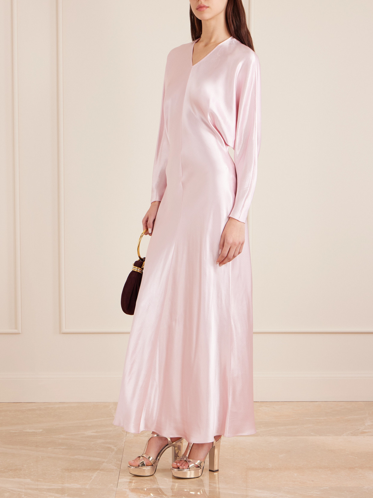 Jimmy Choo Kesia 120 Mirrored-leather Platform Sandals In Gold