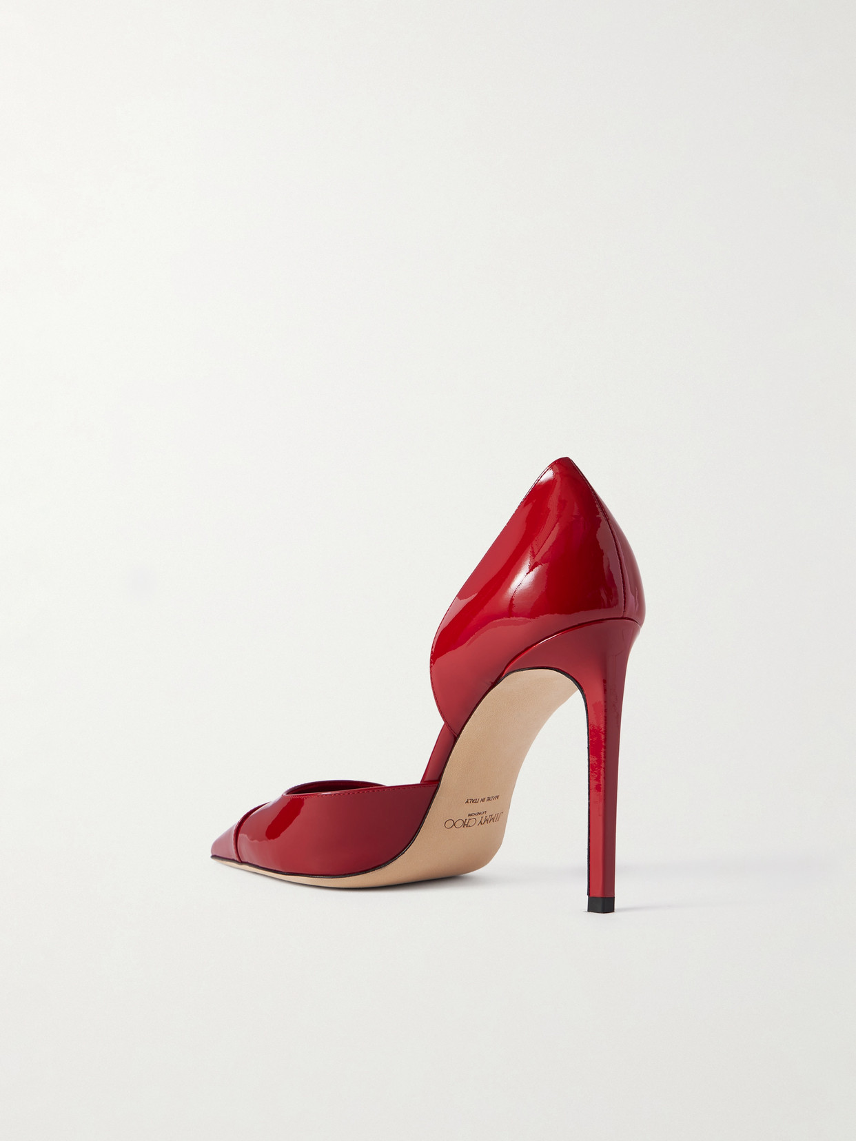 Jimmy Choo Brigitte 100 Patent-leather Pumps In Red