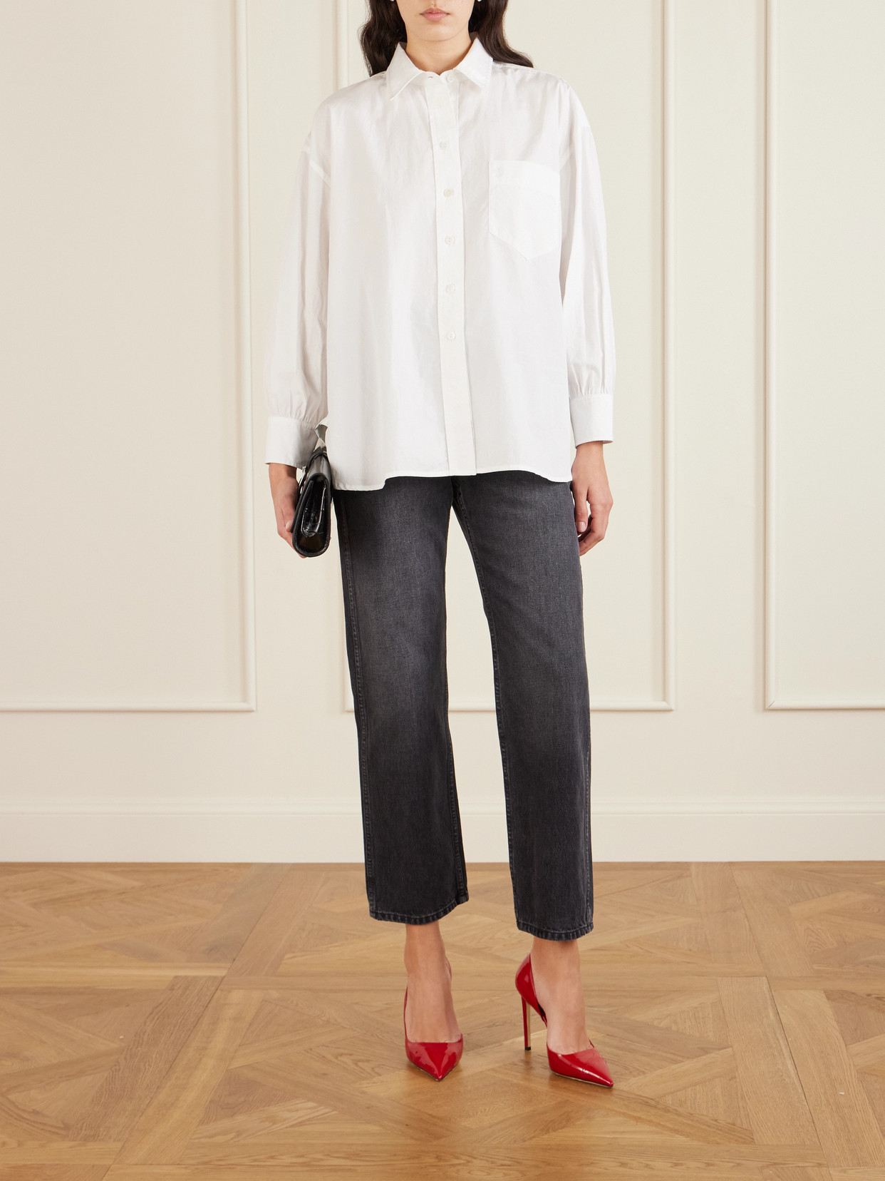 Jimmy Choo Brigitte 100 Patent-leather Pumps In Red