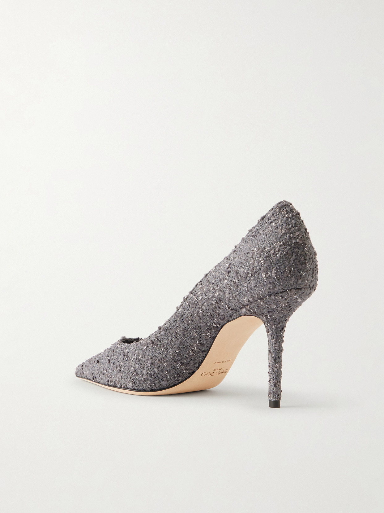 Love 85 Metallic Tweed Pumps