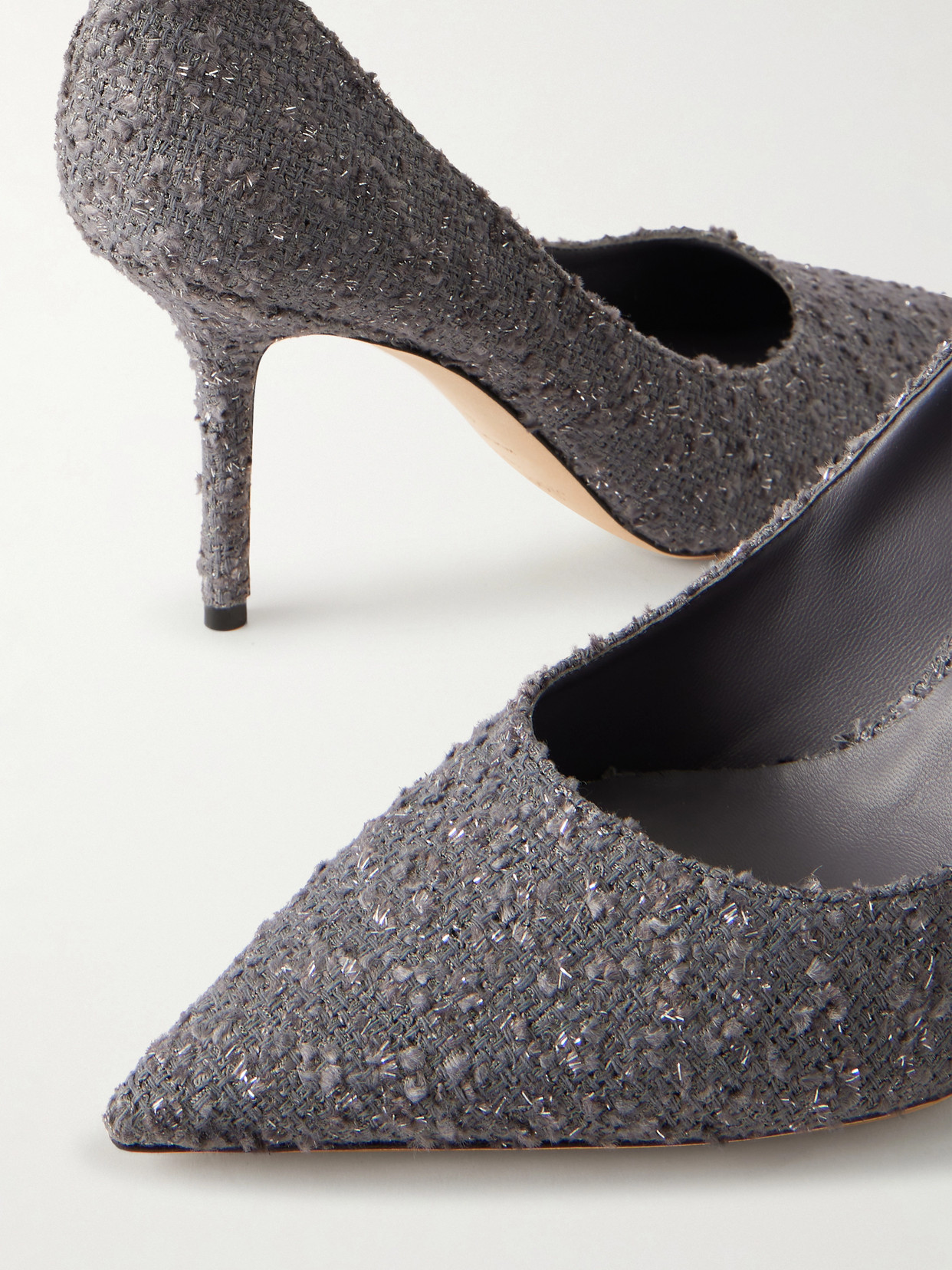 Love 85 Metallic Tweed Pumps