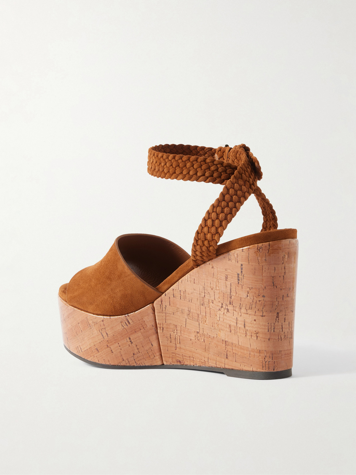 Jimmy Choo Goat Leather Slide Sandals With Soft Lamb Leather Lining In Brown