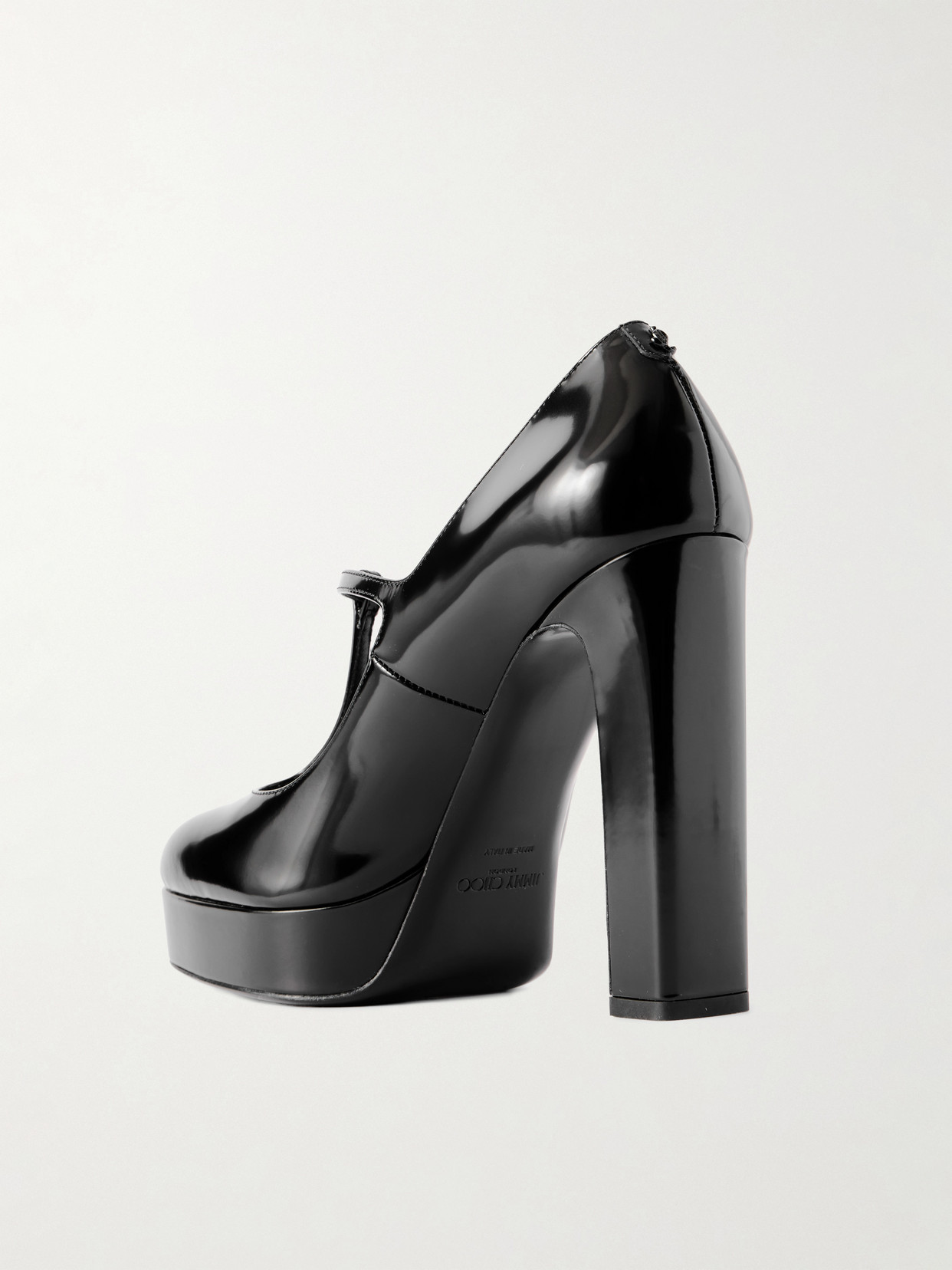 Marene 120 Embellished Patent-Leather Mary Jane Pumps