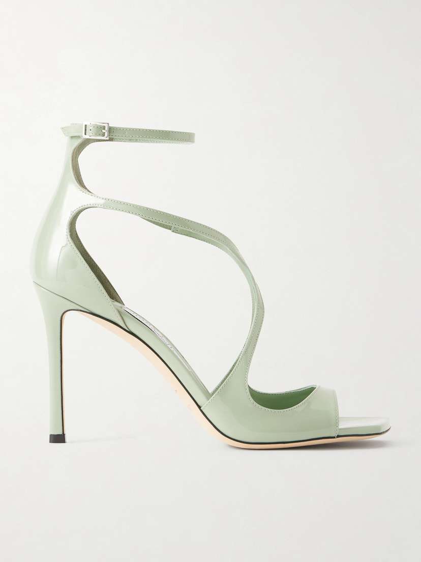 Jimmy Choo Azia 95 Patent Leather Sandals