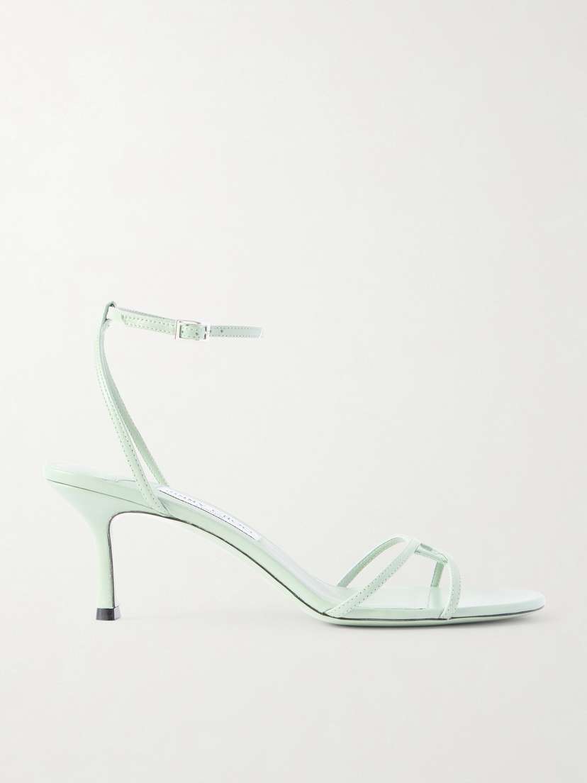 Jimmy Choo Leo 65 Leather Sandals