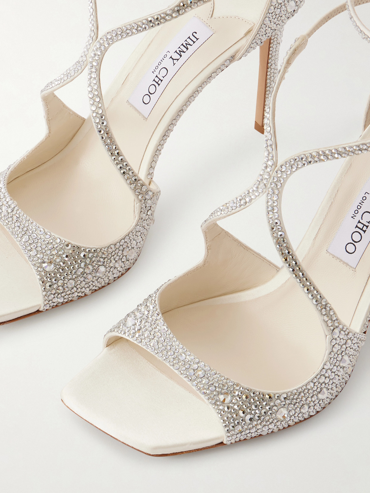 Azia 95 Crystal-Embellished Sandals