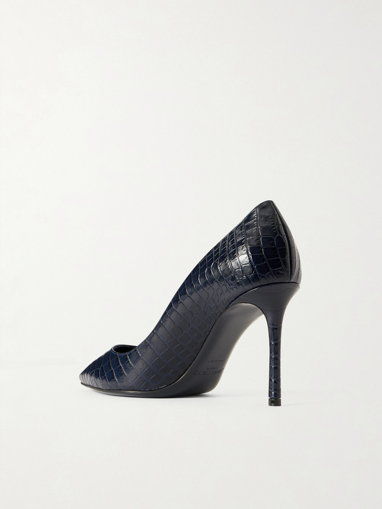 Romy 85 Croc-Effect Pumps