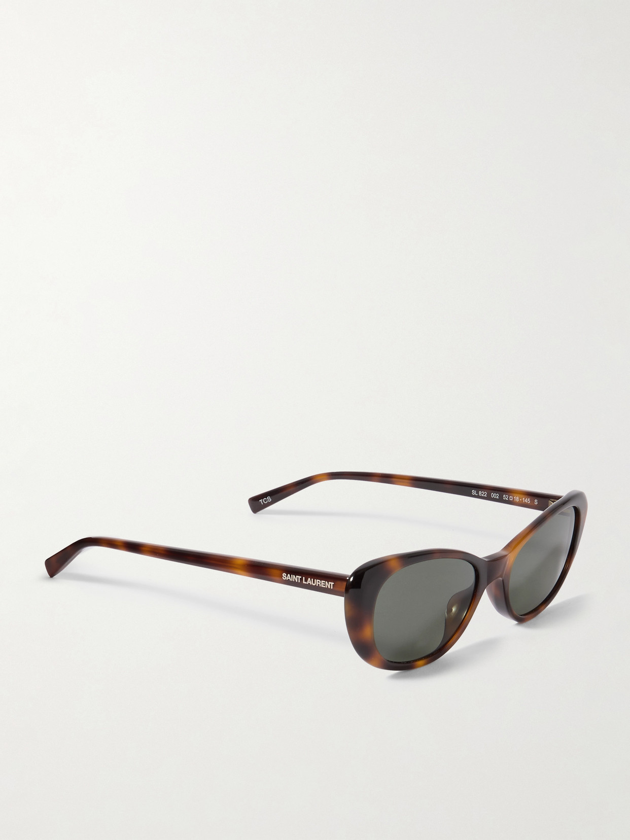 Saint Laurent Cat-eye Tortoiseshell Acetate Sunglasses In Brown