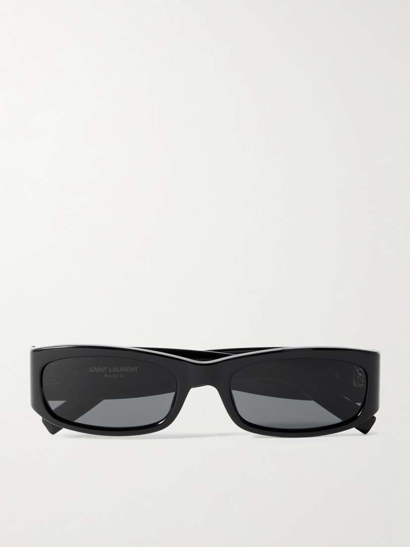 Saint Laurent Eyewear Rectangle-frame Acetate Sunglasses