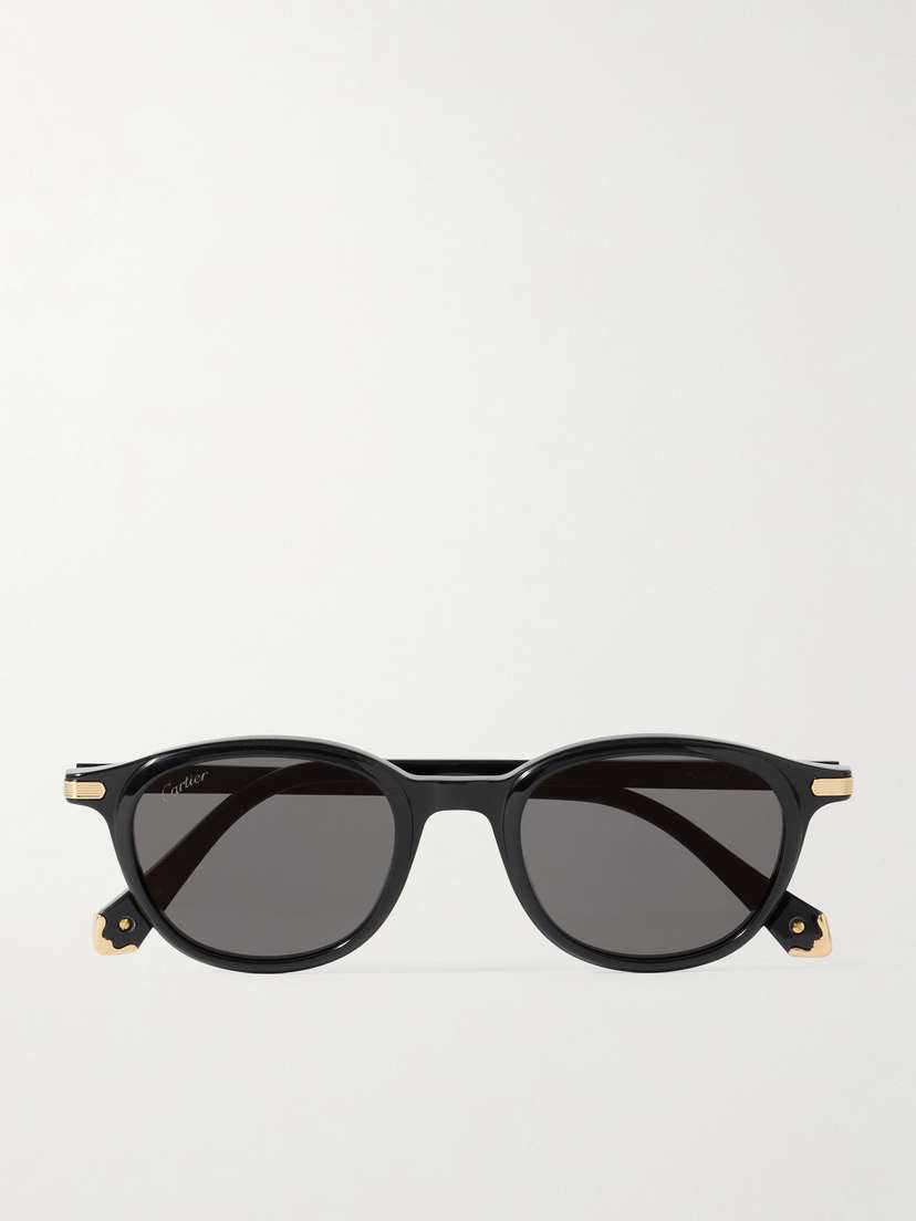 Cartier Eyewear Godron De Cartier D-frame Acetate Sunglasses
