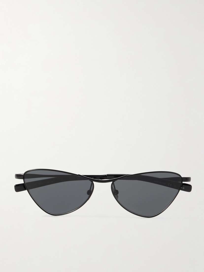 Saint Laurent Eyewear Cat-eye Metal Sunglasses