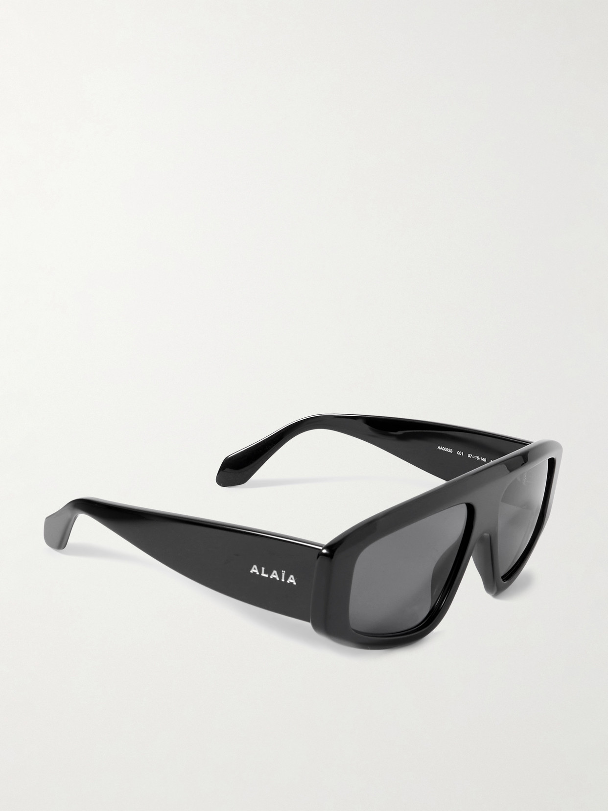 Alaïa Mask D-frame Acetate Sunglasses In Black