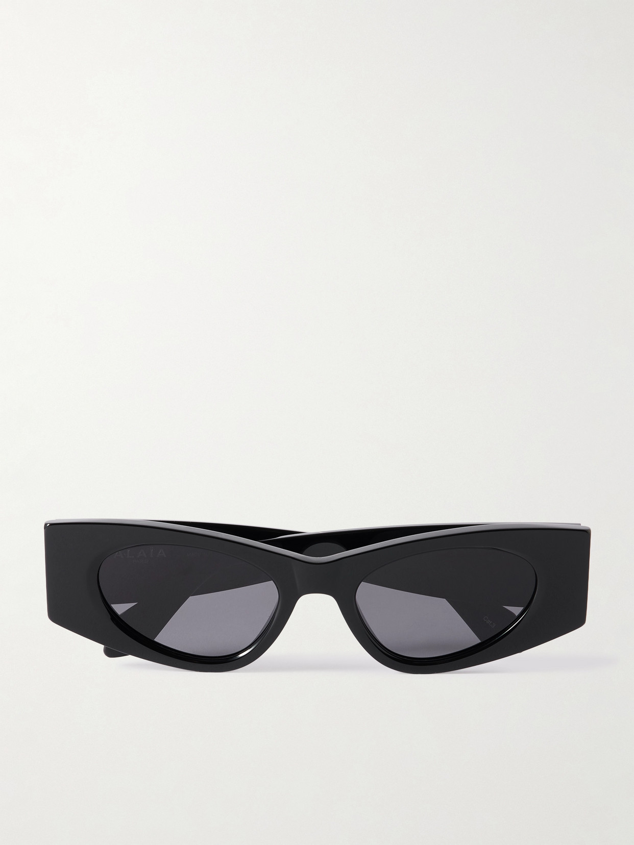 Alaïa Cat-eye Acetate Sunglasses In Black