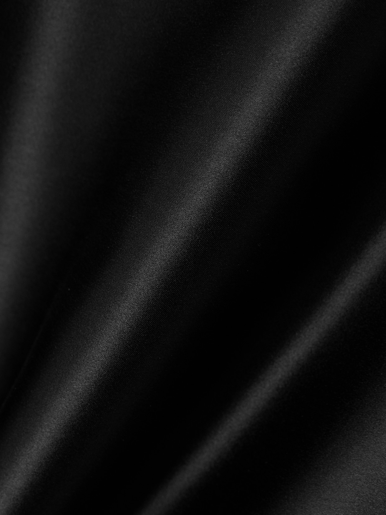 Athalia Draped Duchesse Silk-Satin Midi