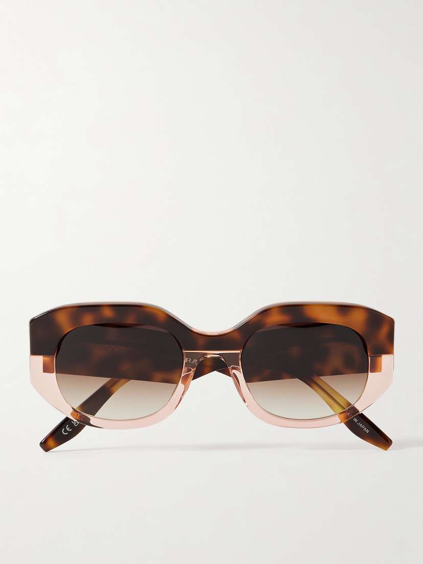 BARTON PERREIRA Sueno Round-frame Tortoiseshell Acetate Sunglasses