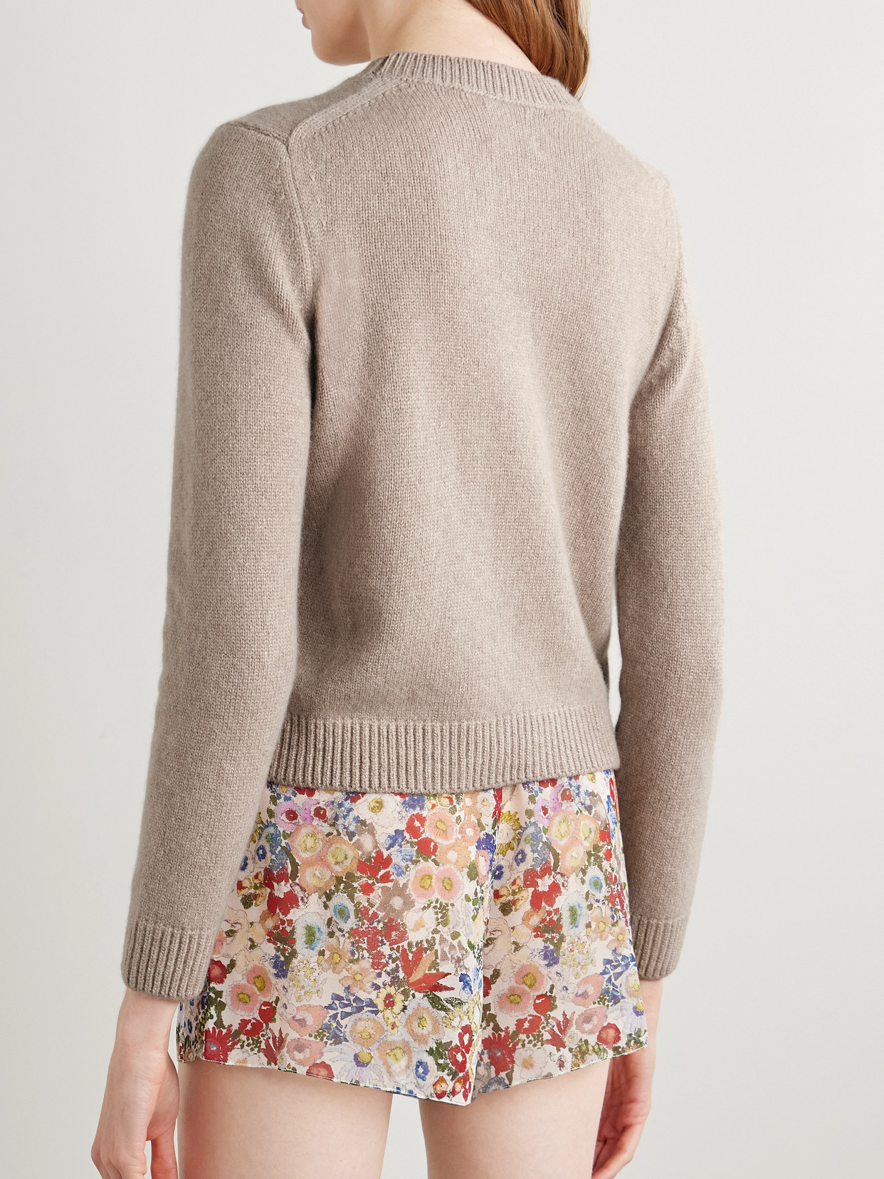 Khaite Marguax Cashmere Sweater In Neutral