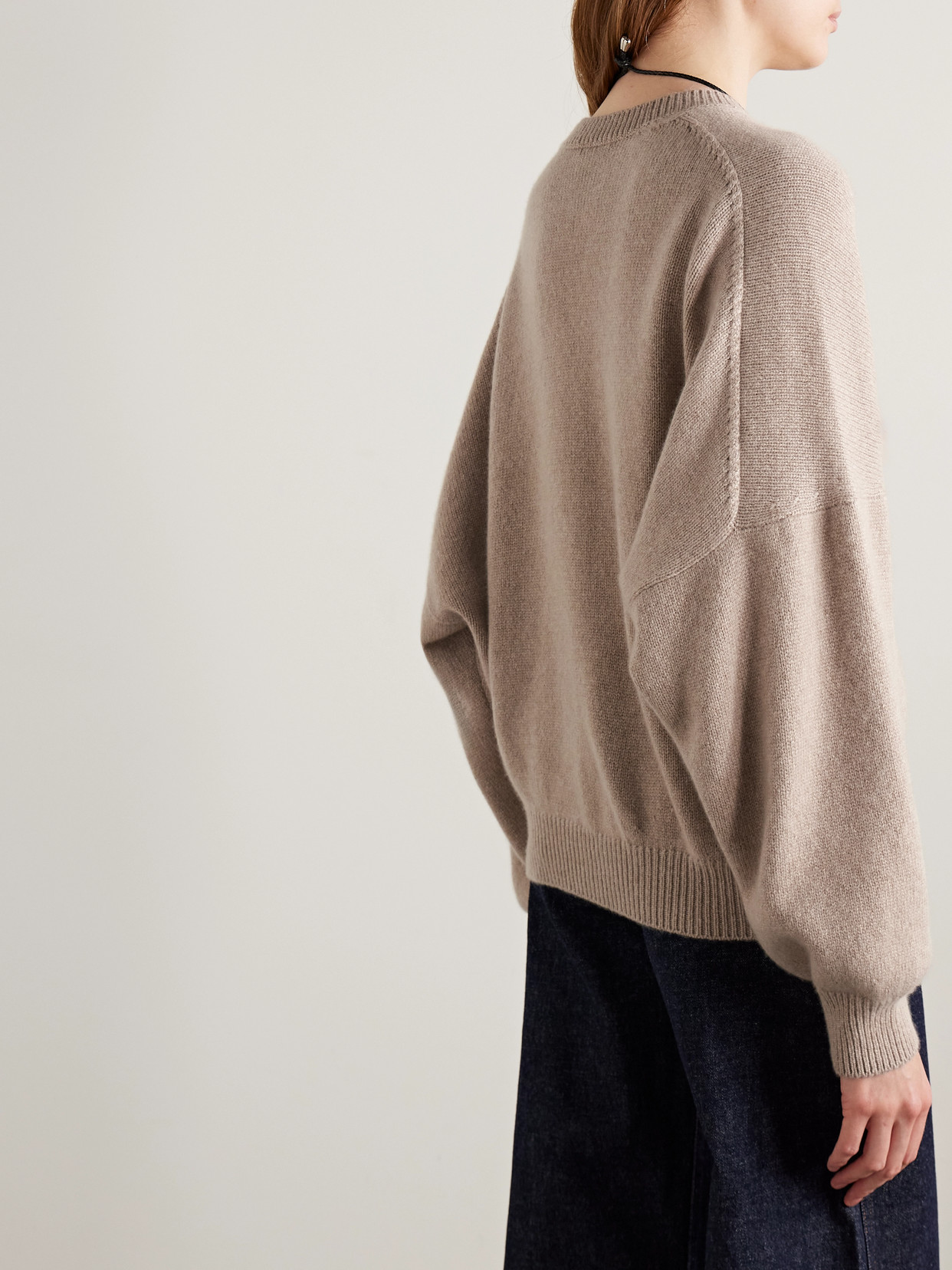 Khaite Margaux Oversized Cashmere Sweater In Multi