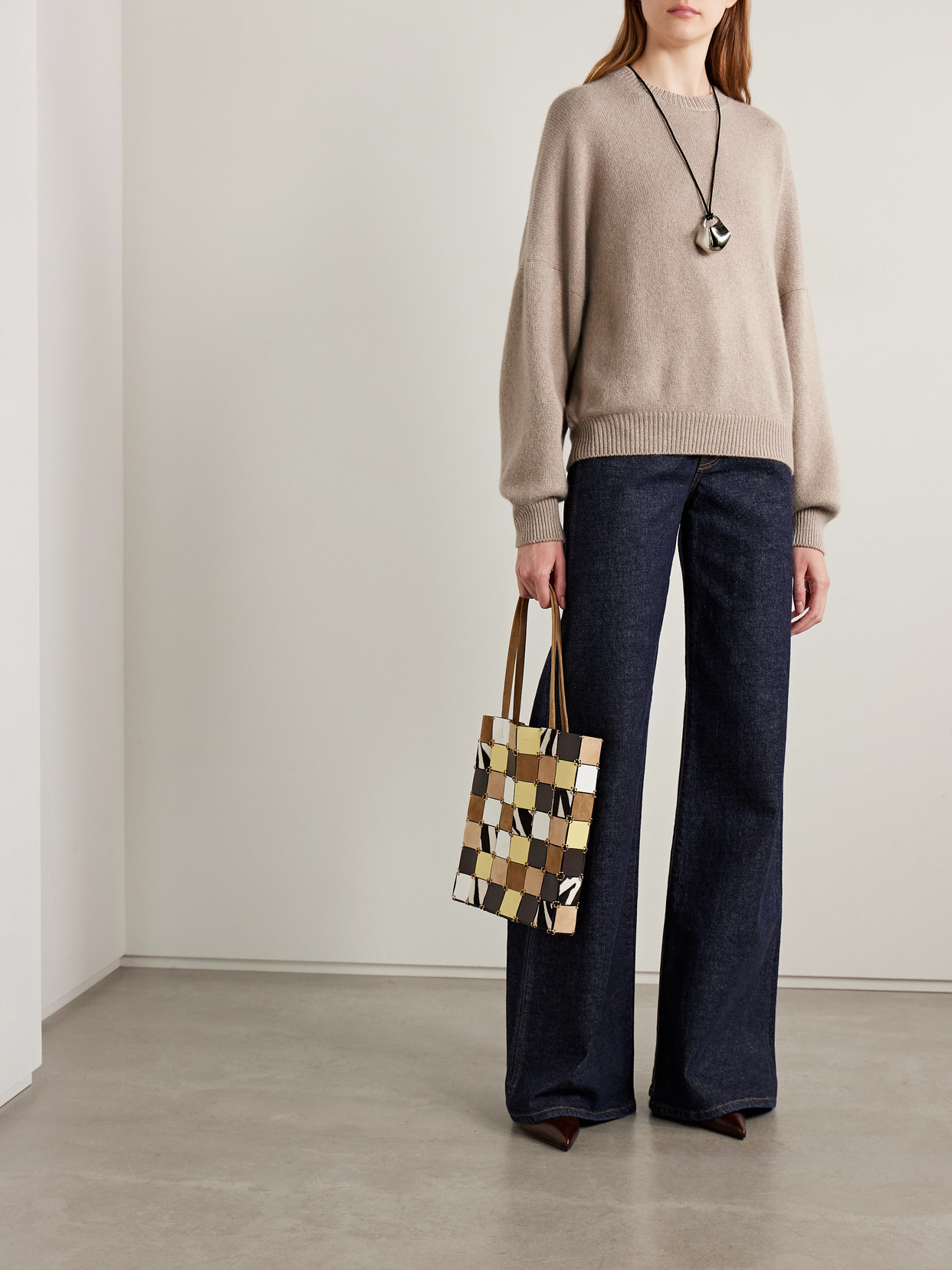 Khaite Margaux Oversized Cashmere Sweater In Multi