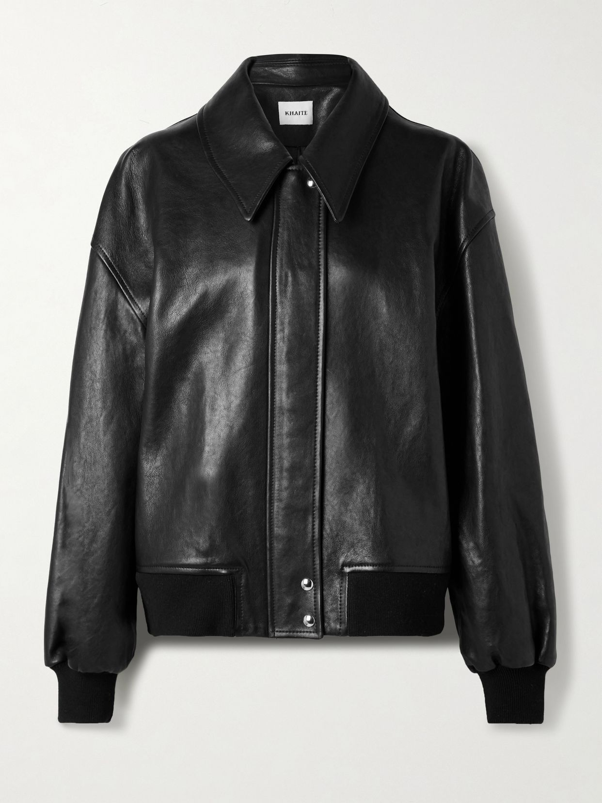 Shelman leather bomber jacket