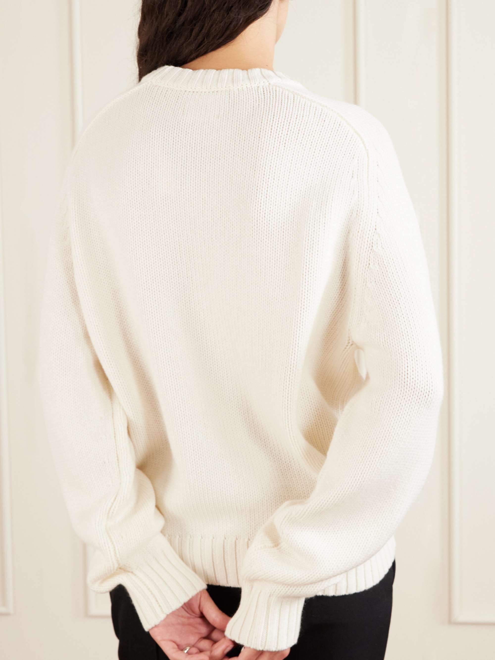 KHAITE Mae cashmere sweater