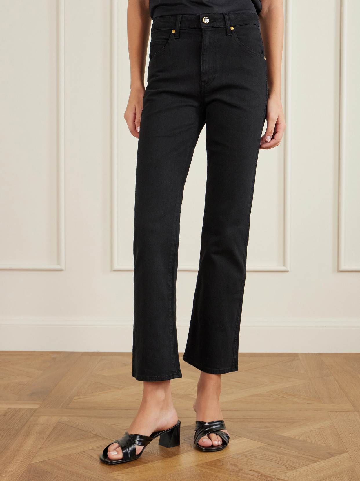Vivian Mid-Rise Slim-Leg Jeans