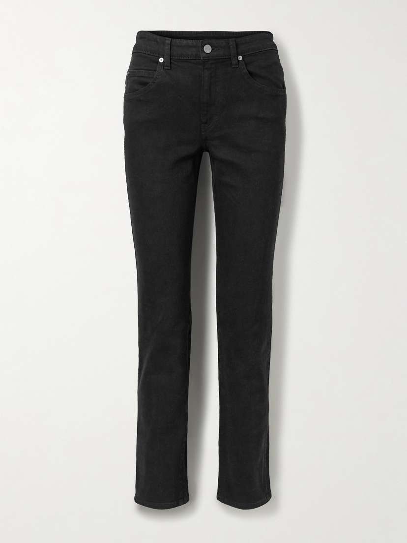 Khaite Vivian Mid-rise Slim-leg Jeans