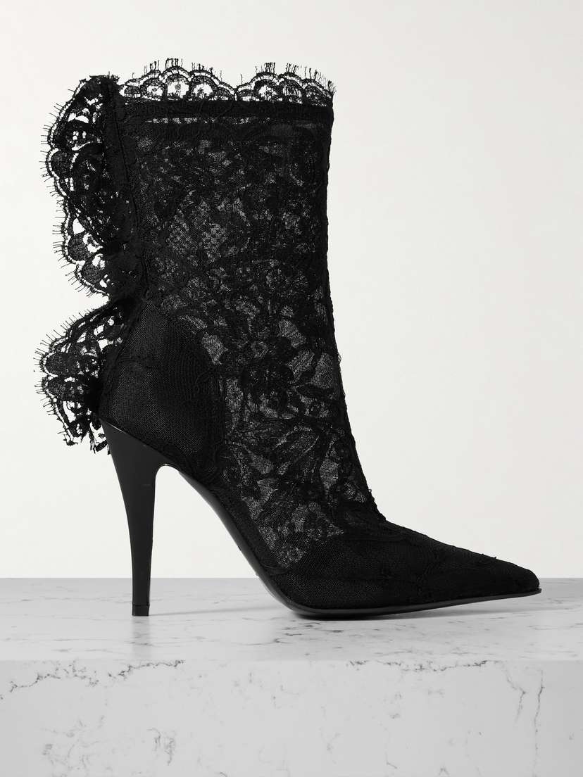 McQueen Heron Lace Boots