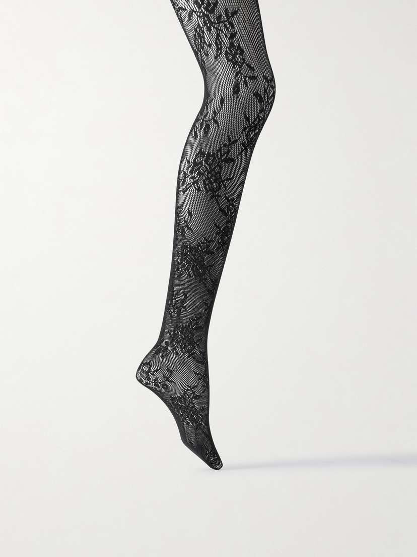 McQueen Stretch-lace Tights