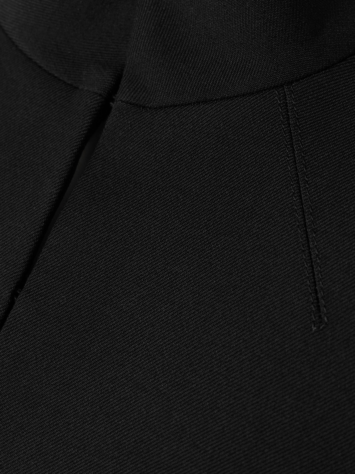 Alexander Mcqueen Stretch-wool Twill Jacket In Black