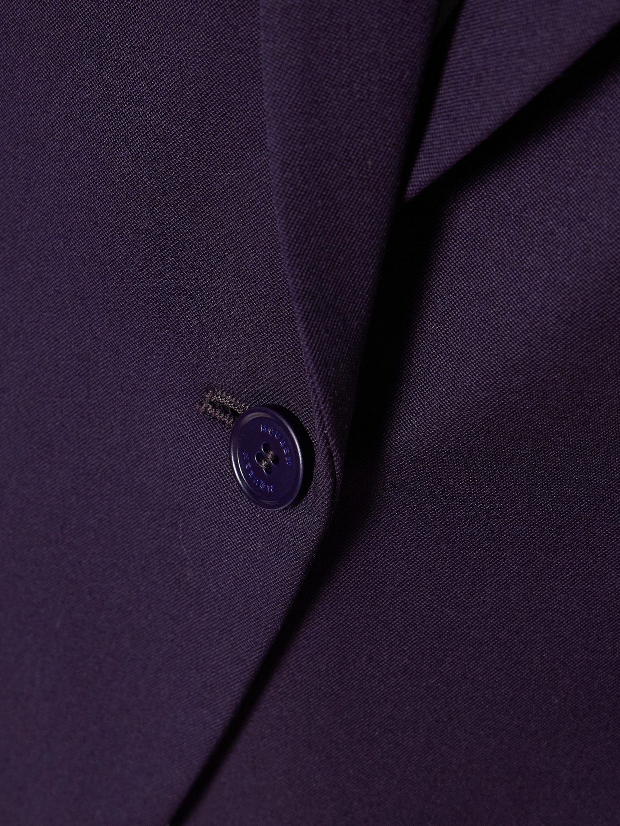Alexander Mcqueen Wool Blazer In Purple