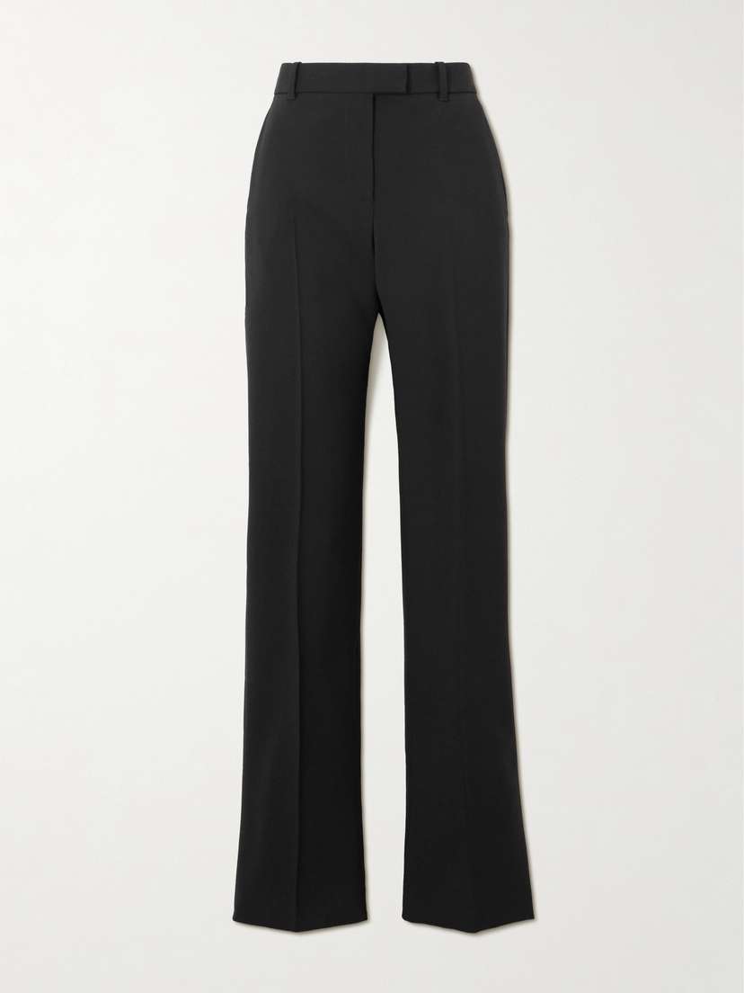 McQueen Wool-blend Twill Straight-leg Pants